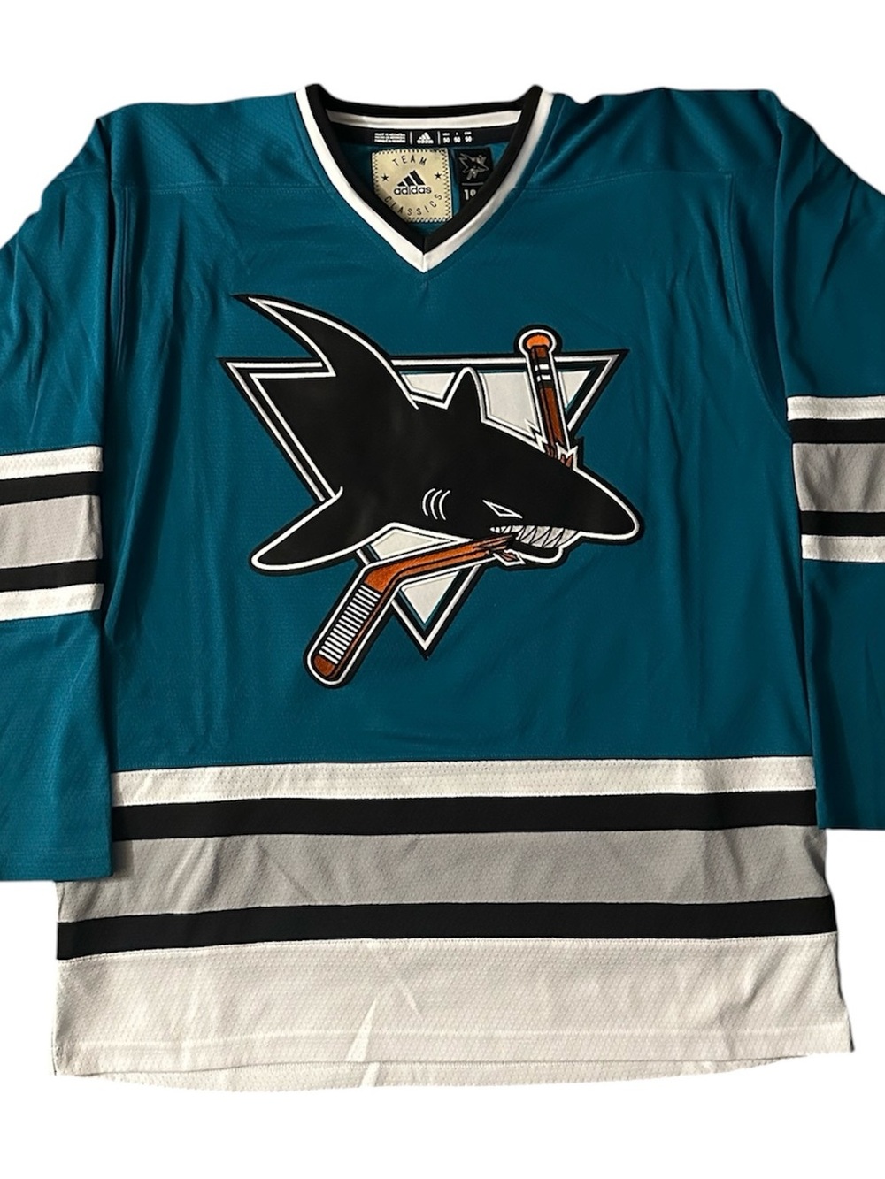 San Jose Sharks adidas Classic Jersey
